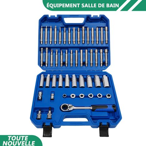 WAOBDLA 50pcs Set d'outils d'amortisseur de voiture Outil de démontage d'écrou d'amortisseur de voiture Set d'outils de démontage d'amortisseur de voiture (1/5)
