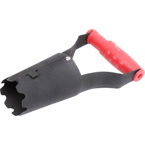 TrendLine Blumenzwiebel-Pflanzer Schwarz/Rot Stahl Auslöseautomatik Pflanzhilfe (1/2)