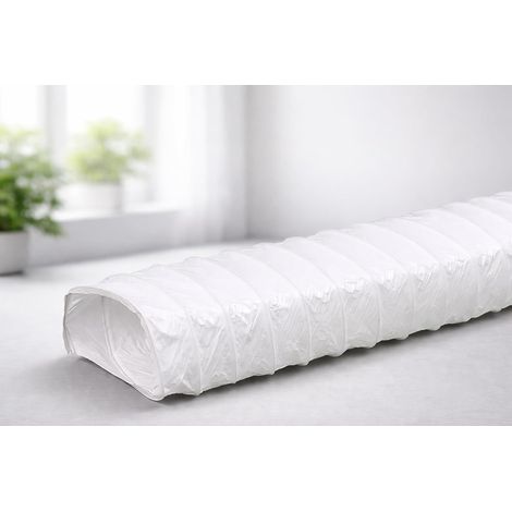 1 Gaine De Ventilation Rectangulaire 220x90mm, Longueur 3m, Pvc Pour Vmc Et Ventilation Domestique