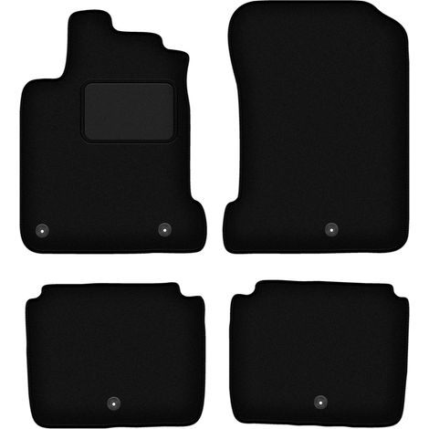 Tapis en velours noir pour : Renault Latitude berline (2010-2015) (1/5)