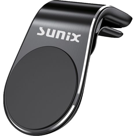 Sunix KFZ Magnet Lüftungsgitter Handy Halterung Lüftung Universal Magnetisch Auto Lüftungsschlitz Smartphone Halter in Schwarz