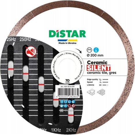 DISTAR TARCZA DIAMENTOWA CERAMIC SILENT 200 x 1,4 x 10 x 25,4 (1/3)