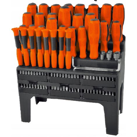 Set di punte per cacciavite di grandi dimensioni, 100 pezzi, punte per cacciavite Torx KD10957 (1/5)