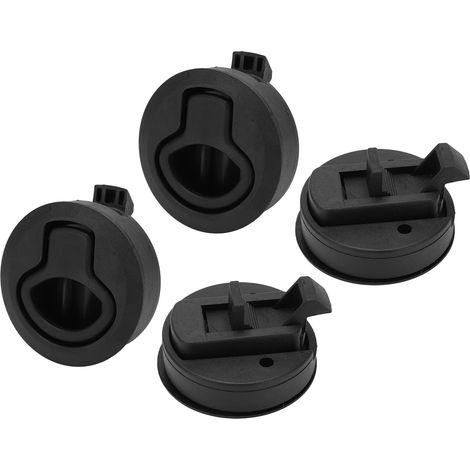 Verrou de traction intégré marin de 61 mm/2,4 pouces, verrou à anneau rond, convient aux panneaux d'écoutille, yachts, camping-cars, etc. (1/5)