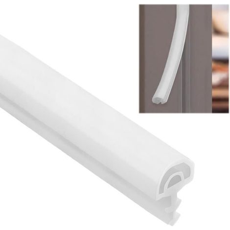 10m Blanc Pvc Isolation Phonique Joint Caoutchouc Porte,Isolation Sonore De Porte Bois,Phoque Anti-Collision,Matériaux Respectueux (1/4)