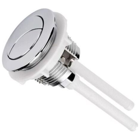 Bouton de chasse d'eau de 38 mm à 45 mm, double bouton poussoir, accessoires de rechange pour réparation de réservoir d'eau de salle de bain et toilettes (1/4)