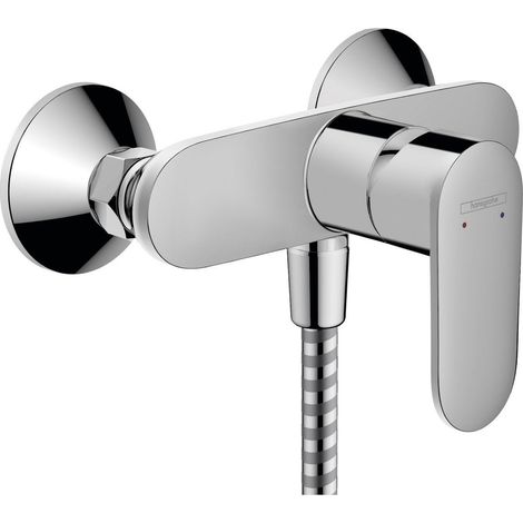 Hansgrohe Vernis Blend Exposed Mixer Shower Valve Chrome Two Flow Curved (1/2)