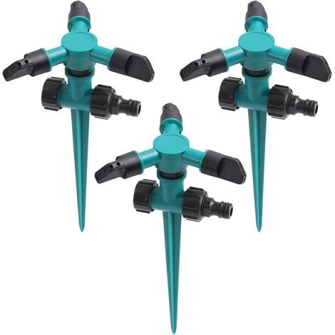 Gartensprinkler, 3er Set Automatische Bewässerungssysteme Tropfbewässerungssystem Gartenbewässerungssystem Bewässerungssystem für Garten, Rasen, Feldbewässerung (1/4)