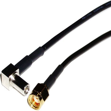BeMatik - Cable RG-174RF 20cm (MS-147-C-LP-Macho/rSMA-Macho)