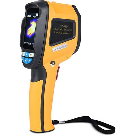 Caméra thermique infrarouge portable HT-02D avec écran couleur, résolution 1024p (32 × 32) (1/5)