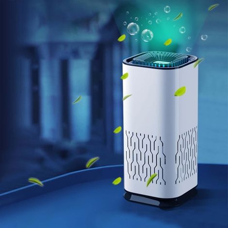 Ce purificateur d'air élimine efficacement les allergènes, les allergènes d'animaux et la poussière. Il est doté d'un mode automatique et fonctionne silencieusement. (1/5)
