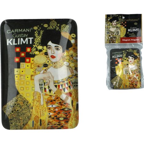 Carmani, imán de nevera - Gustav Klimt/Adele (1/3)
