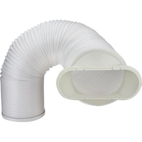 Tuyau d'évacuation flexible pour appareils de climatisation mobiles, sèche-linge, hotte aspirante (1/4)