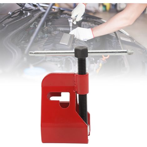 L'extracteur de manchons de compression rouge sert à retirer les écrous et les viroles des tuyaux. Il convient aux tuyaux en cuivre de 1/2 pouce. (XLB-1114-R) (1/5)