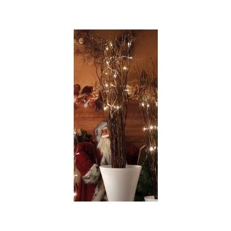 MAZZO RAMOSCELLI NATALIZIO CON 20 LED 3 COLORI ASSORTIMENTO