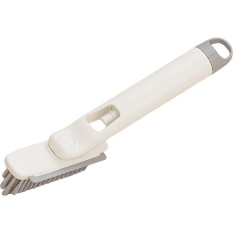 Brosse nettoyage salle de bain, blanc, pour douche et lavabo (1/5)