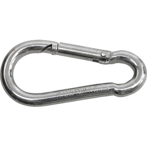 Moschettone Acciaio, da 8 x 80 mm SWG 680 154 881 80 (L x L) 80 mm x 8 mm