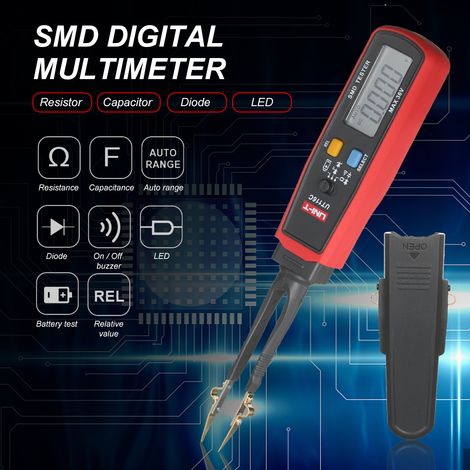 UNI-T SMD testeur résistance condensateur Diode (RCD) paramètre mètre LCD gamme automatique multimètre numérique (1/5)