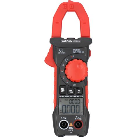 Stromzangen-Multimeter TRUE RMS AC/DC 10 mA–600 A (1/5)