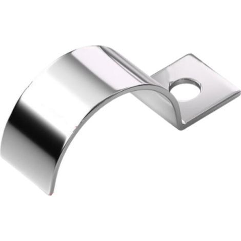 Ø 8 mm10 Pièces P Clip Pour Les Câbles un Trou Clips en Acier Inoxydable Fixation Pour Tube Clips Pour Serre Pour la Fixation de Câbles et Fils (1/5)