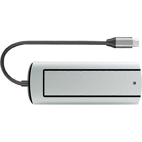 Station d'accueil 6 en 1 avec chargeur rapide pour ordinateur portable : compatible PD, 3 ports USB 3.0, HDMI et emplacement SSD. (1/5)