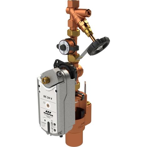 Kemper KHS Gruppo di flussaggio 24 V con CONTROL-PLUS, figura 684 01, DN 15, 6840101500