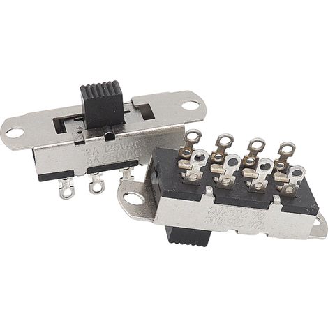 Interrupteur à bascule vertical SS haute intensité 110 V à 220 V, interrupteur poussoir horizontal à 2 vitesses SS23F15SS-24N01