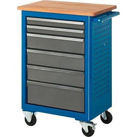 Rau Rollwerkbank Buche-Top mit 6 Schubladen (1/4)