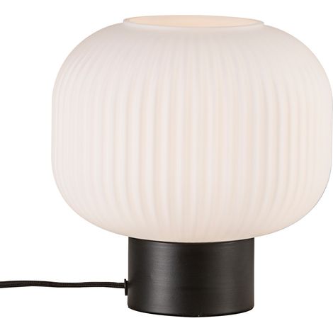 Lampe à poser MILFORD  Verrerie Noir, H.20 - IP20 - E27 /Nordlux Intérieur (1/5)