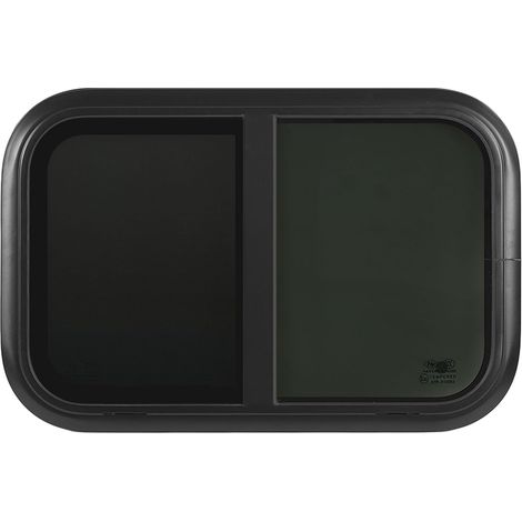 Fenêtre de Camping-car, Fenêtre à Tirer pour Camping-car avec écran Mobile, Alliage d'aluminium, Caoutchouc, Verre trempé, Fenêtre à Pousser pour Caravane, Remorque, Camping-car (1/5)
