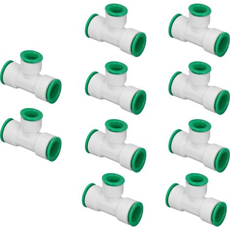10-teiliges PPR-Reduzier-T-Stück, Schnellverbinder für 32x25-mm-Wasserrohre, Verteilersysteme, Sanitärarmaturen (1/5)