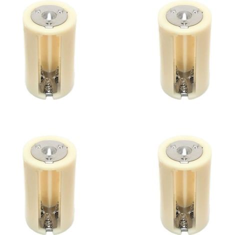 Adaptateur convertisseur de piles parallèles 3AA (LR6) vers format D (4 pièces) (1/2)
