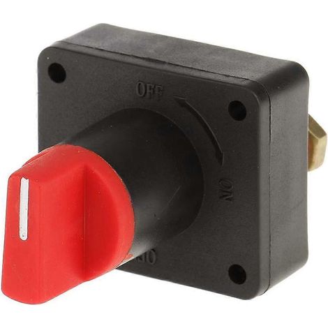 Interrupteur coupe-batterie rotatif principal 100 A pour voiture ou bateau 12-24 V (1/5)