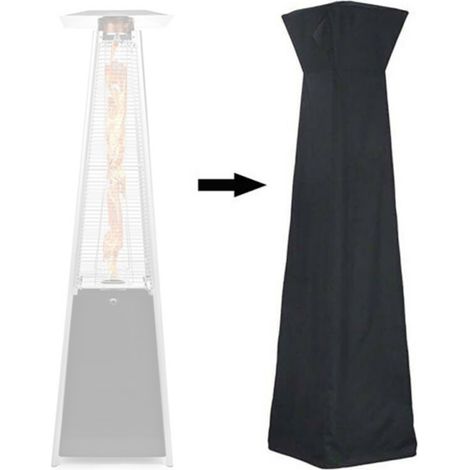Housse de chauffage terrasse imperméable, protection complète pour chauffage pyramide torche (1/5)