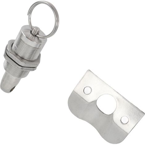 Verrou à loquet 58,5 mm inox 304 poli miroir, fixation polyvalente pour bateau yacht, fermoir robuste (1/5)
