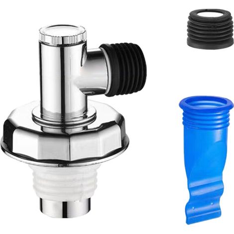 Adaptador antidesbordamiento, conector de drenaje, conector 2 en 1 (1/5)