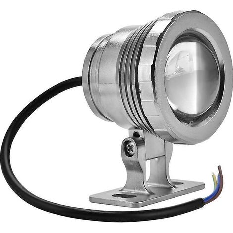 Lampe projecteur LED étanche RGB 12V 5W pour aquarium, piscine et jardin ( ) (1/5)