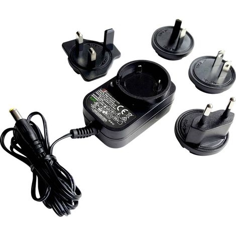 Dehner Elektronik SYS 1121-0612-W2E Bloc d'alimentation à tension fixe 12 V/DC 0.5 A 6 W stabilisé, avec adaptateur UK,