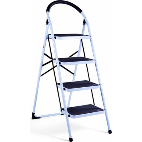 SCALA SGABELLO ACCIAIO ANTISCIVOLO BRIXO COMFORT STEP GRADINI 4 (1/10)
