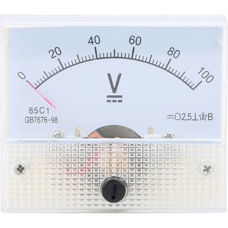 Analoges DC-Voltmeter 0-100V für Armaturenbrett – Hochpräzise Spannungsmessung (1/5)