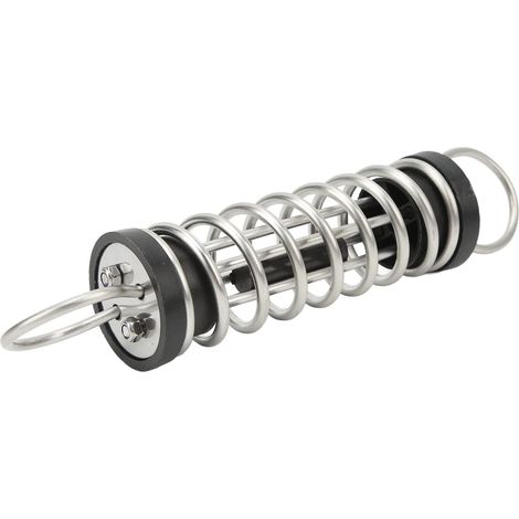 Corde d'amarrage, accessoires pour quais, amarre tressée double, corde avec crochet, amarre pour bateaux, kayaks, jet skis, pontons, canoës (blanche) (1/5)
