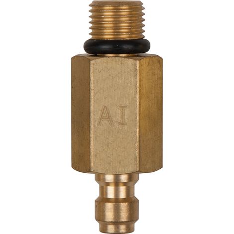 KS Tools Adapterstück M10x1,0 Außengewinde und 1/4 Schlauchanschluss mit Dichtring