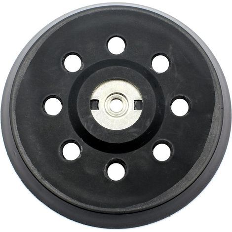 125 mm Schleifteller, Stützteller für Metabo SXE 325 Intec 425 Turbotec 631220000 (schwarz) (1/5)