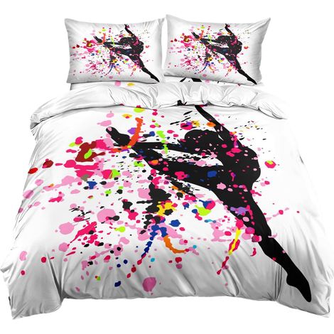 Set Lenzuola 220 x 240 cm 2 Federe Cuscino 50 x 75 cm Bianco (1/5)