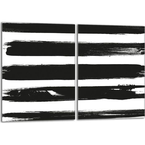 Piastra protettiva in vetro per stufa 2x40x52 strisce (1/5)