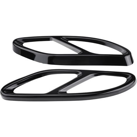 1 embout d'échappement double sortie noir pour Mercedes Benz GLC C E Classe C207 Coupé 2014-2017 (1/5)