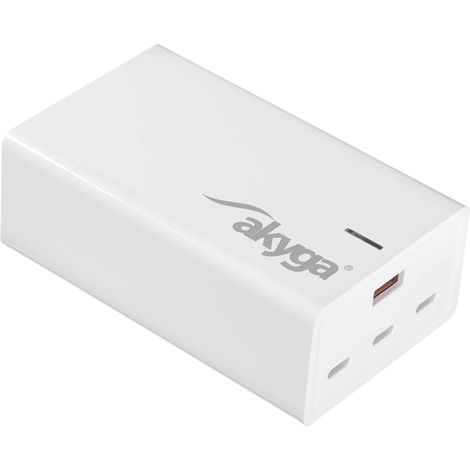 Chargeur USB AK-CH-25 : USB-A + 3 ports USB-C PD 5-28 V / max. 5 A 140 W Quick Charge 3.0 GaN (1/5)