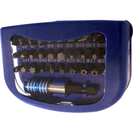 Set 30 inserti per avvitatore + punte magnetiche MCE25445 professionisti