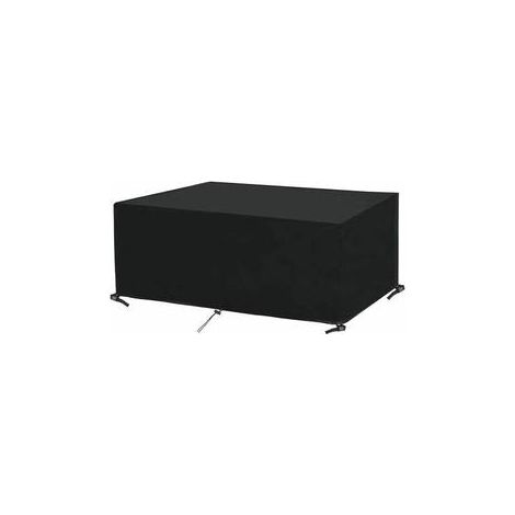 -Housse Table Jardin Rectangulaire Housse De Protection Pour Salon De Jardin Housse De Protection Imperméable Pour Meubles De Jardin Bache De Protection Étanche Tissu Oxford (170 X94 X71cm) (1/5)