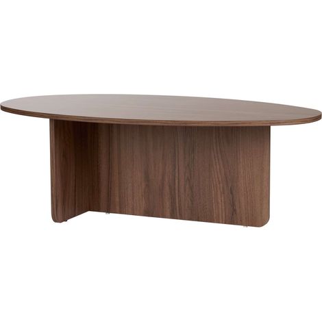 Couchtisch aus Holz "Orba" - 120 x 65 x 40 cm - Walnussholz